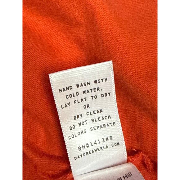 Daydreamer Women's T-Shirt Bruce Springsteen Born in USA Red Burnout Small NWT - Picture 8 of 8